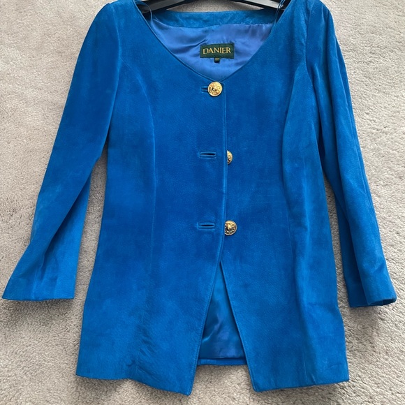 Danier suede blazer - Picture 1 of 6